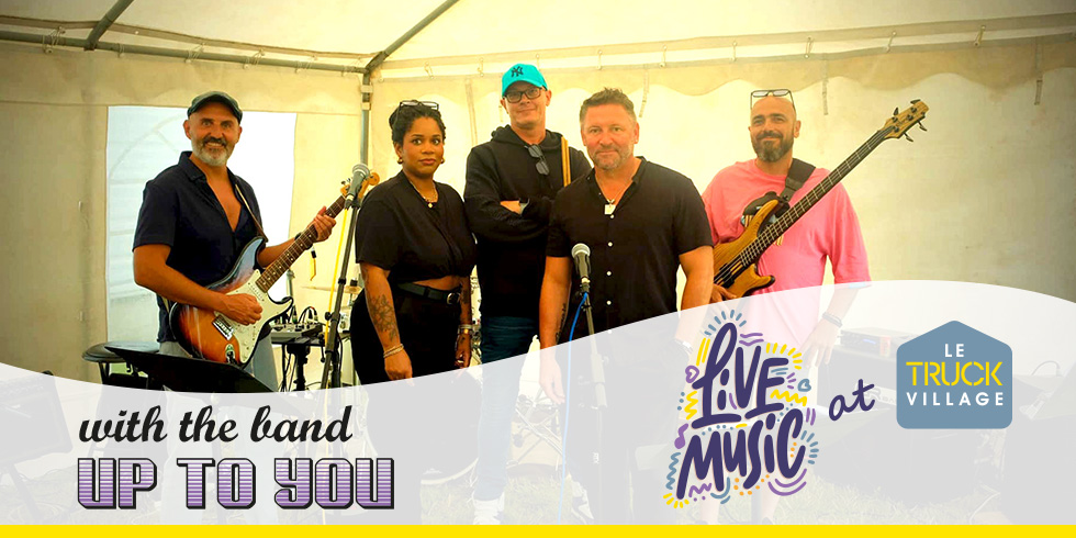 Pop-rock concert at Le Truck Village in September with the band Up To You